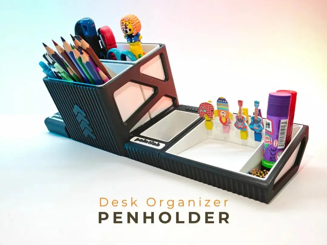 Bronvoorbeeld van het 3D-model Desk organisiert door Volkstream