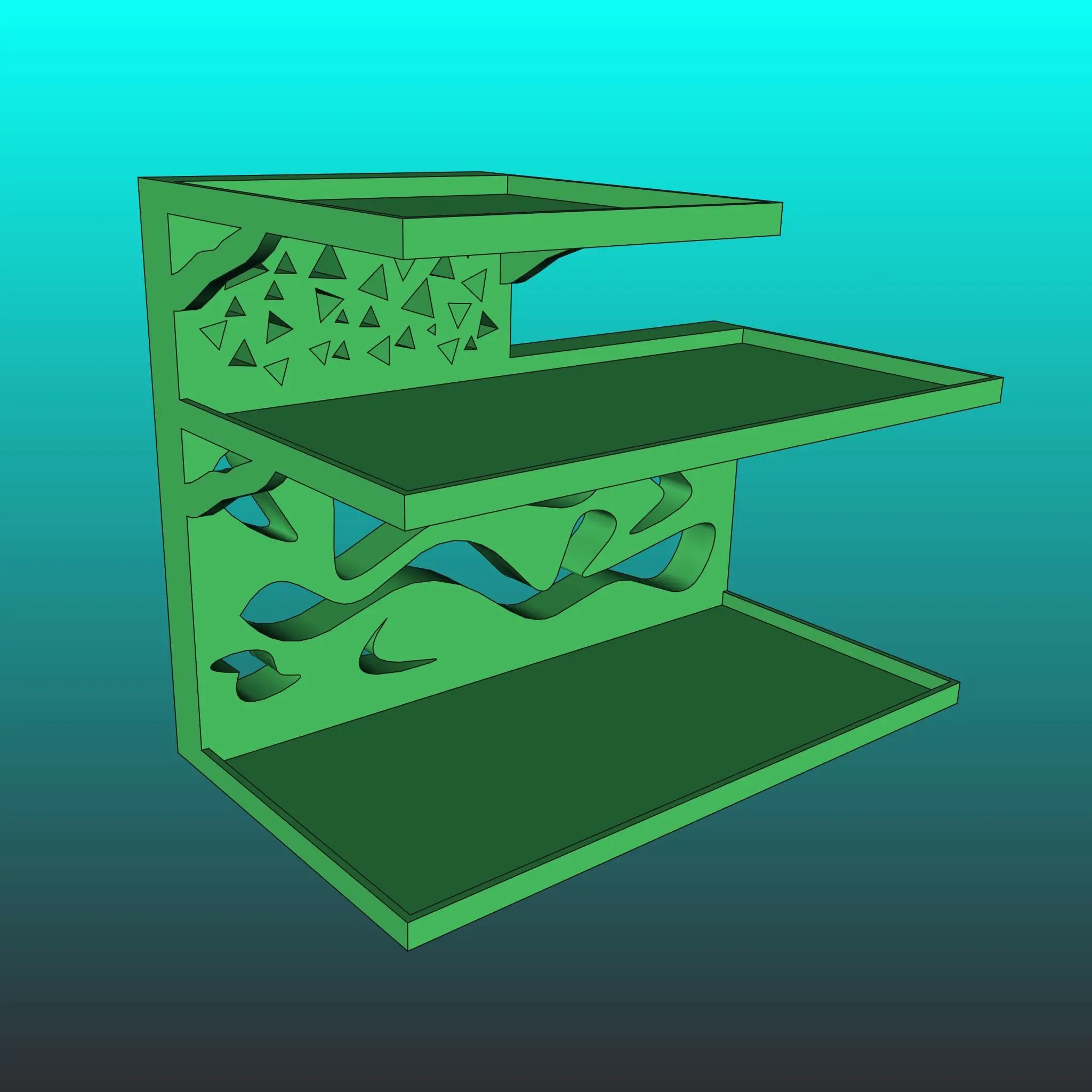 Bronvoorbeeld van het 3D-model Desk Shelf door Purpula