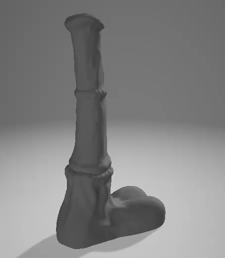 Source preview of the Dildo BDSM Version 10 Horse Version 3D model by 3D Dimensions