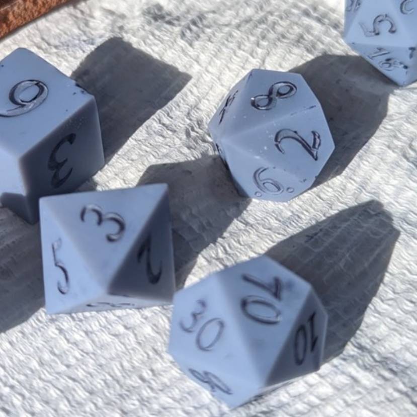 Bronvoorbeeld van het 3D-model DnD Dice door Magic Mitchell