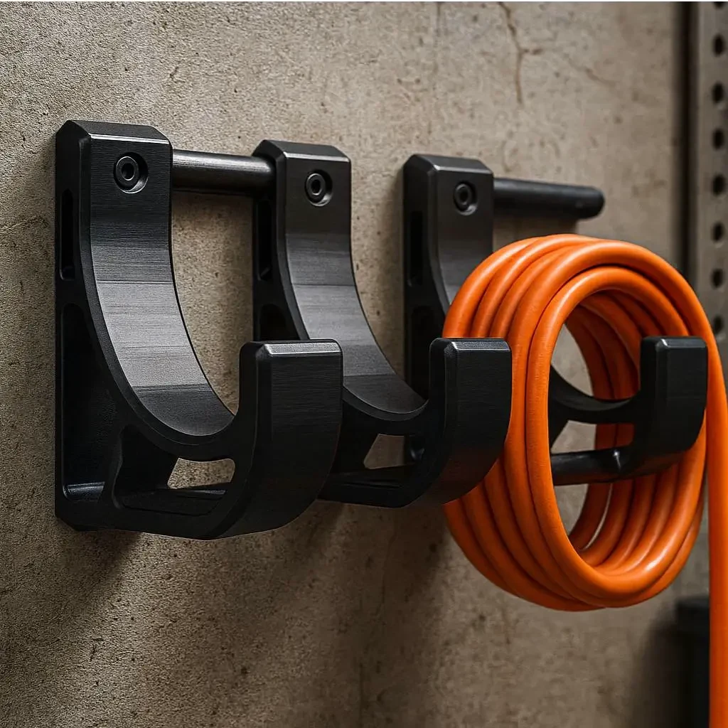 Bronvoorbeeld van het 3D-model Double Heavy Duty Hook / Tool Holder — Cable Organizer (V4) door EmilSunnerberg
