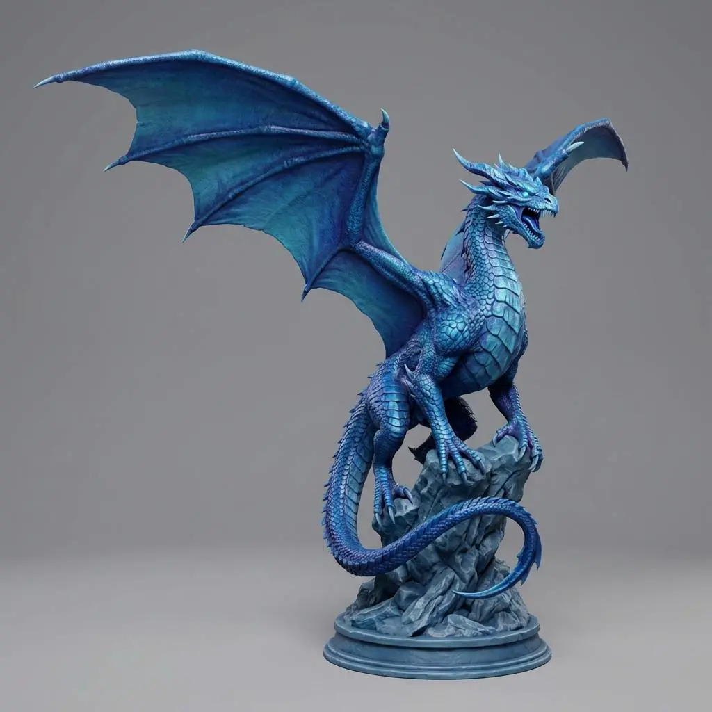 Source preview of the Dragon 8 3D model by Timmothy