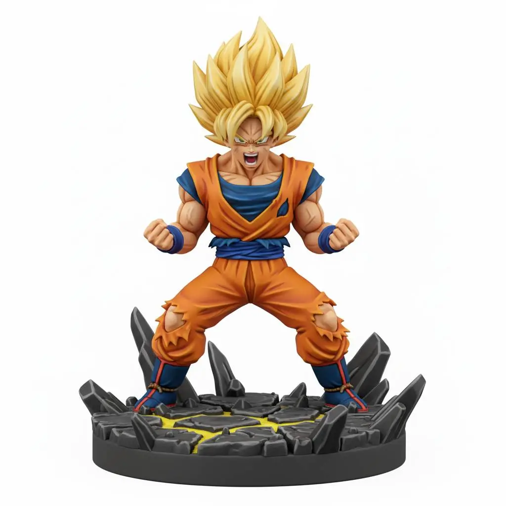 Source preview of the DRAGON BALL MINIATURE 001 3D model by PRINT3DCBA