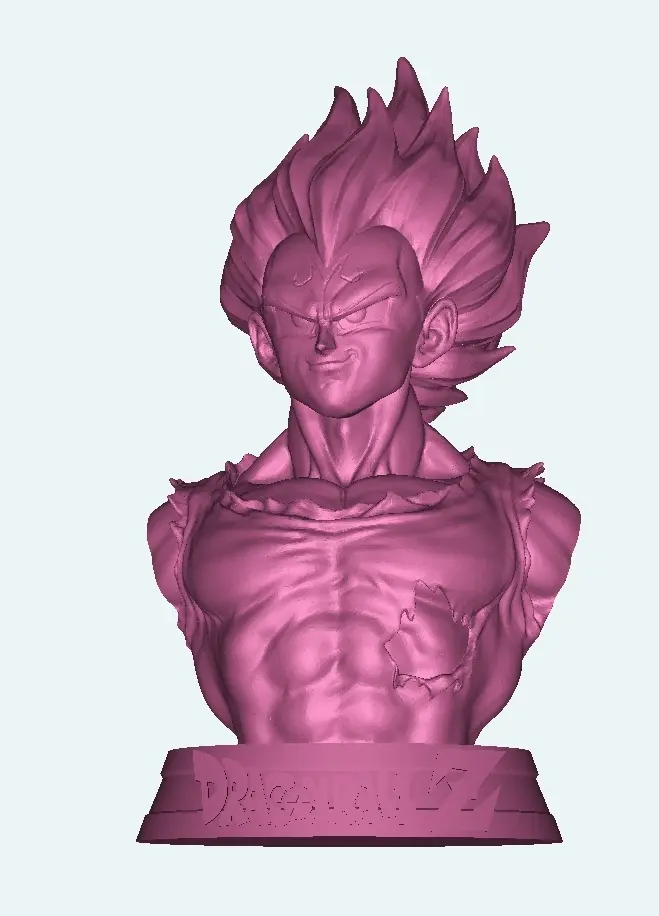 Bronvoorbeeld van het 3D-model dragon ball z bust  door TheLeGeNd93