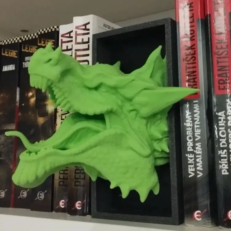 Bronvoorbeeld van het 3D-model Dragon bookend door Kornel0218
