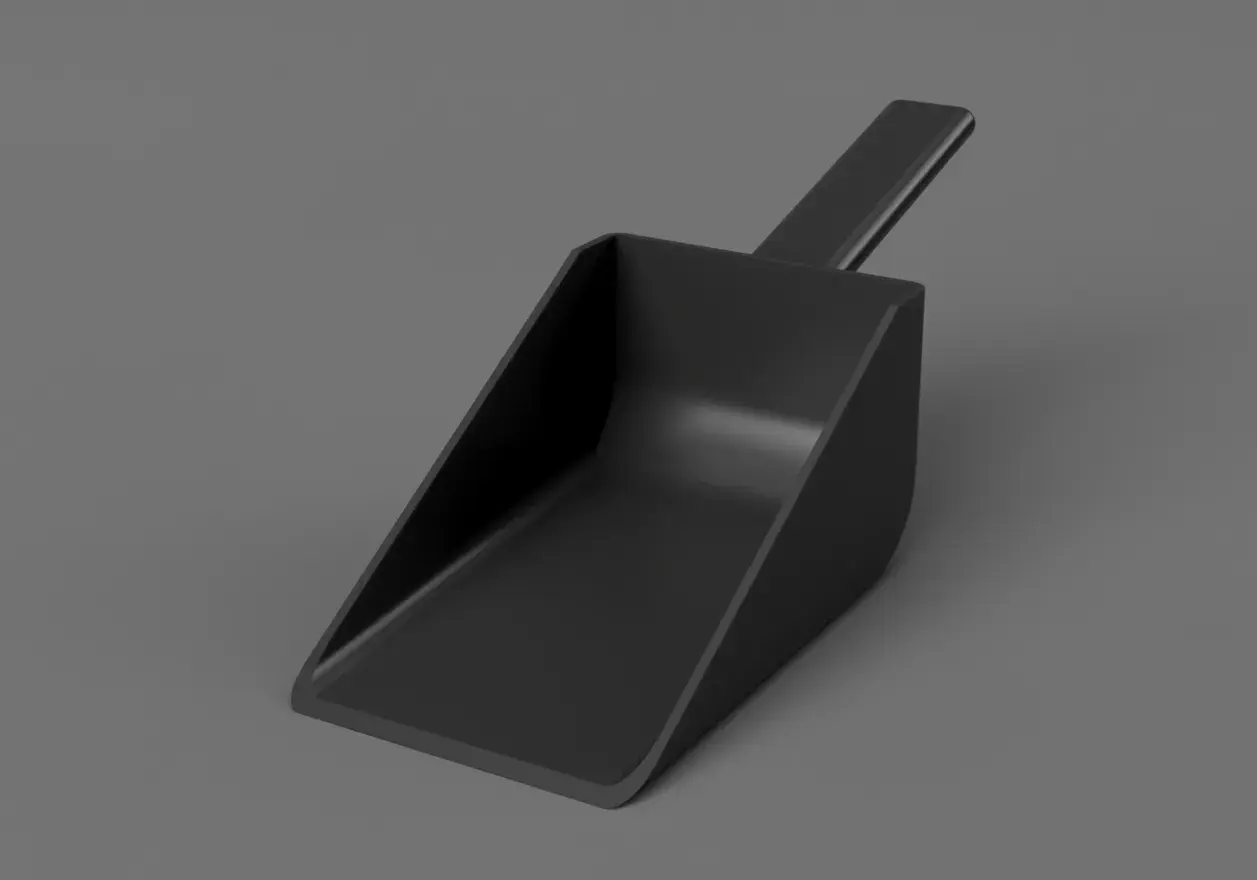 Bronvoorbeeld van het 3D-model Dry Food Scoop door M_13