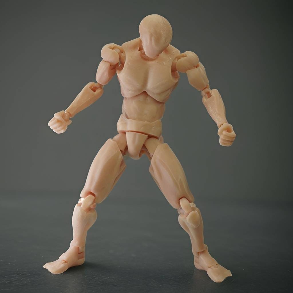 Bronvoorbeeld van het 3D-model Dummy 13 Inspired SuperBlade Action Figure super articulated door DrBlade Customs
