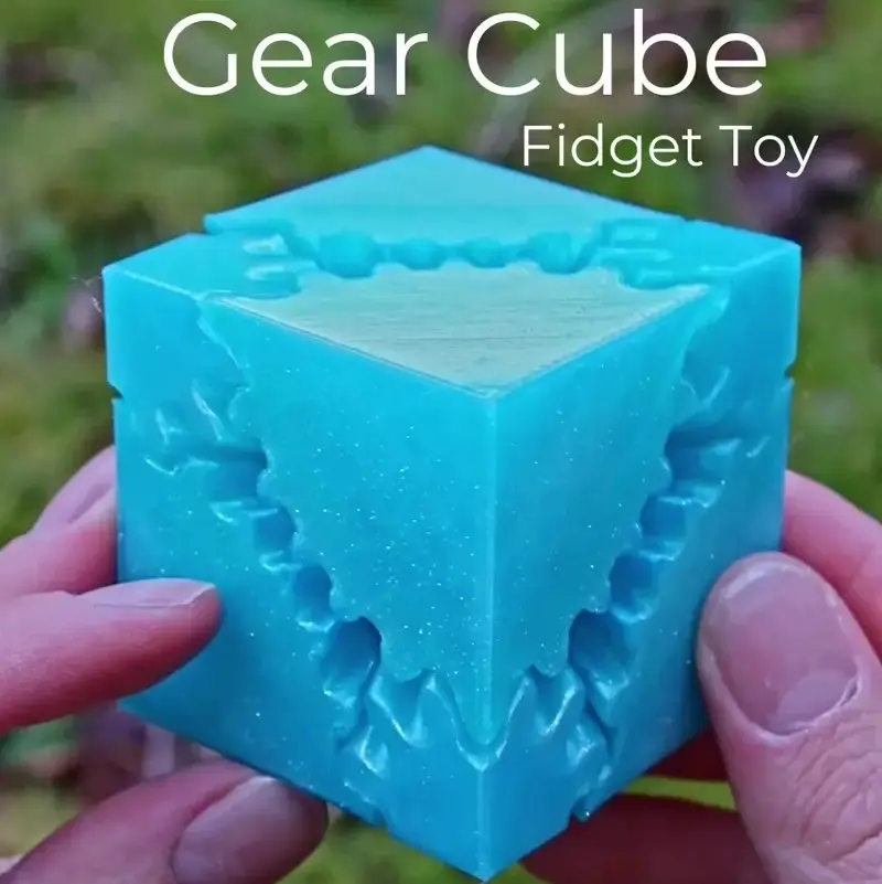 Source preview of the Easiest and Best Gear Cube 3D model by AXIS 3D