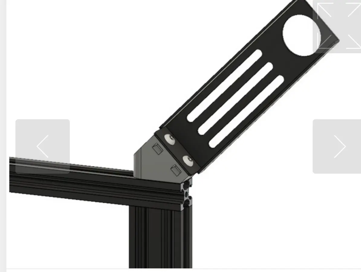 Bronvoorbeeld van het 3D-model Ender 45 degree spool holder door Emr918