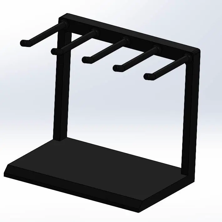 Bronvoorbeeld van het 3D-model Expositor de chaveiros door Luccamichels
