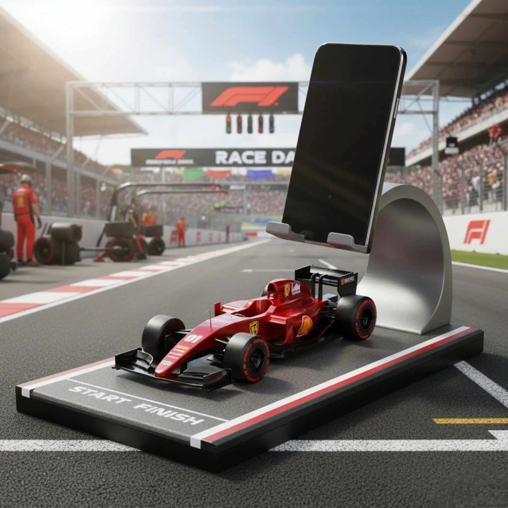 Bronvoorbeeld van het 3D-model f1 mobile phone holder
(Soporte para celular) door Lubrix