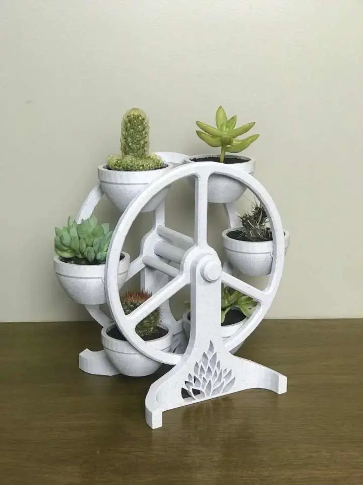 Bronvoorbeeld van het 3D-model ferris wheel door kot vsapogah