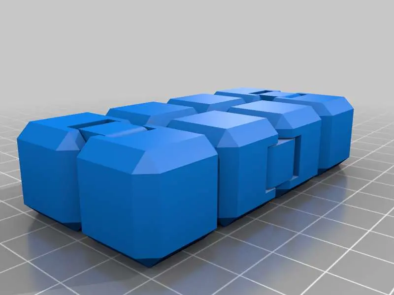 Source preview of the fidget cube  3D model by RebelReg