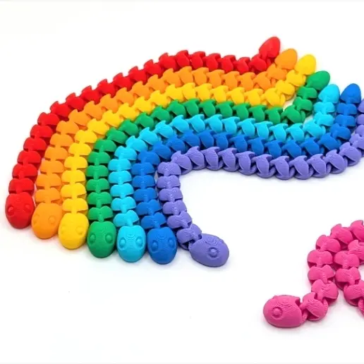 Source preview of the Fidget Snake  3D model by Biffit