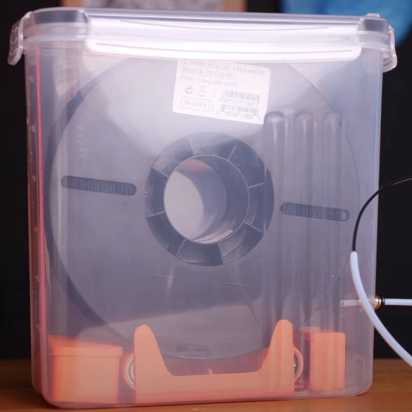 Source preview of the filament dryer 3D model by Guillaume de Saint-Seine