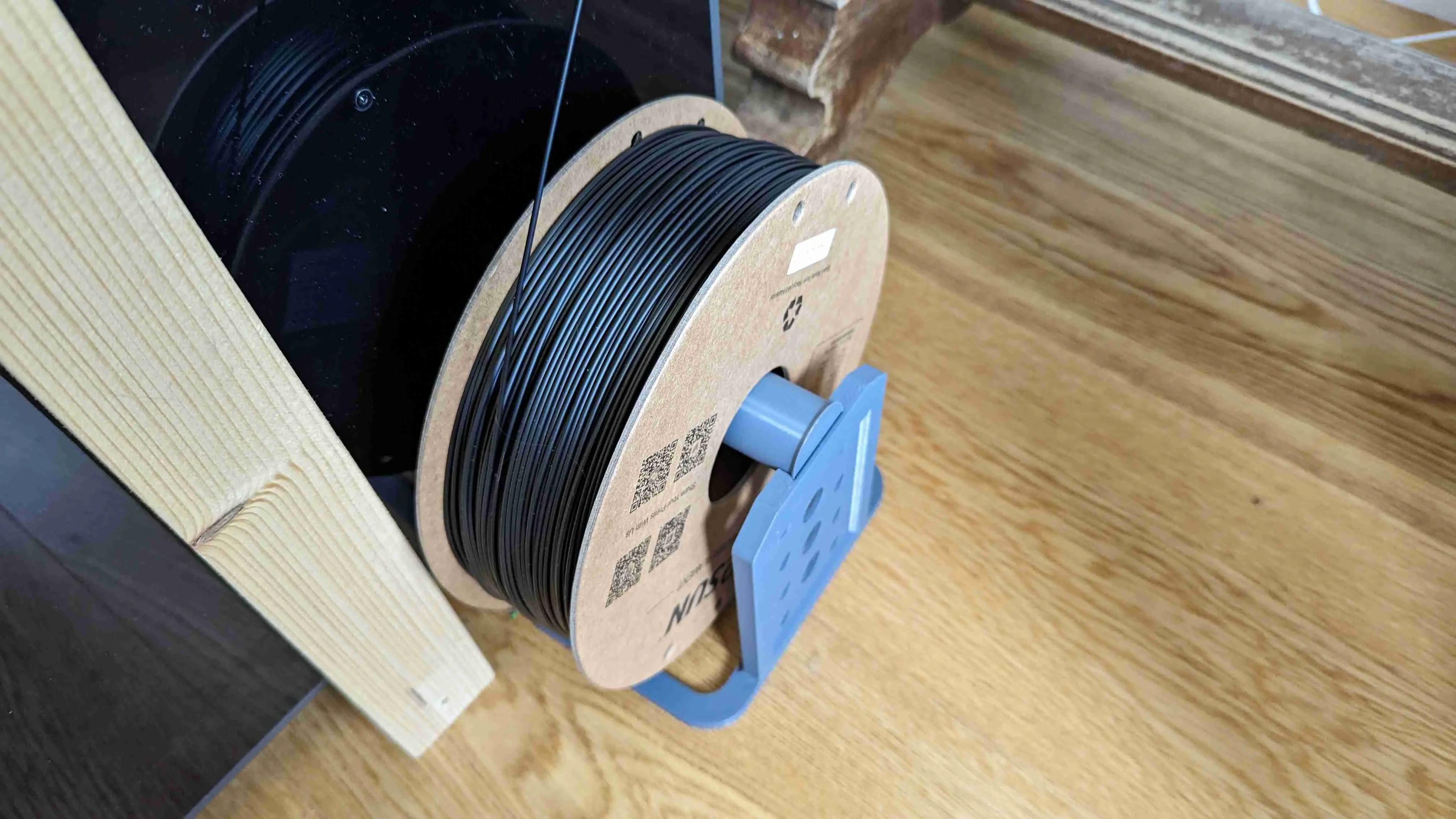 Source preview of the Filament holder compatible with Creality K1 and K1 Max 3D model by Rvoyum