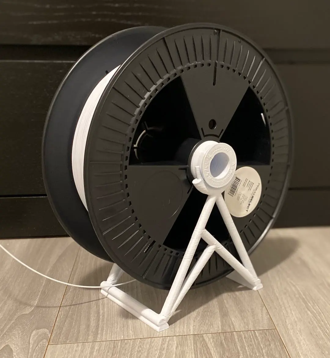 Bronvoorbeeld van het 3D-model Filament reel support or stand door Loosepipe