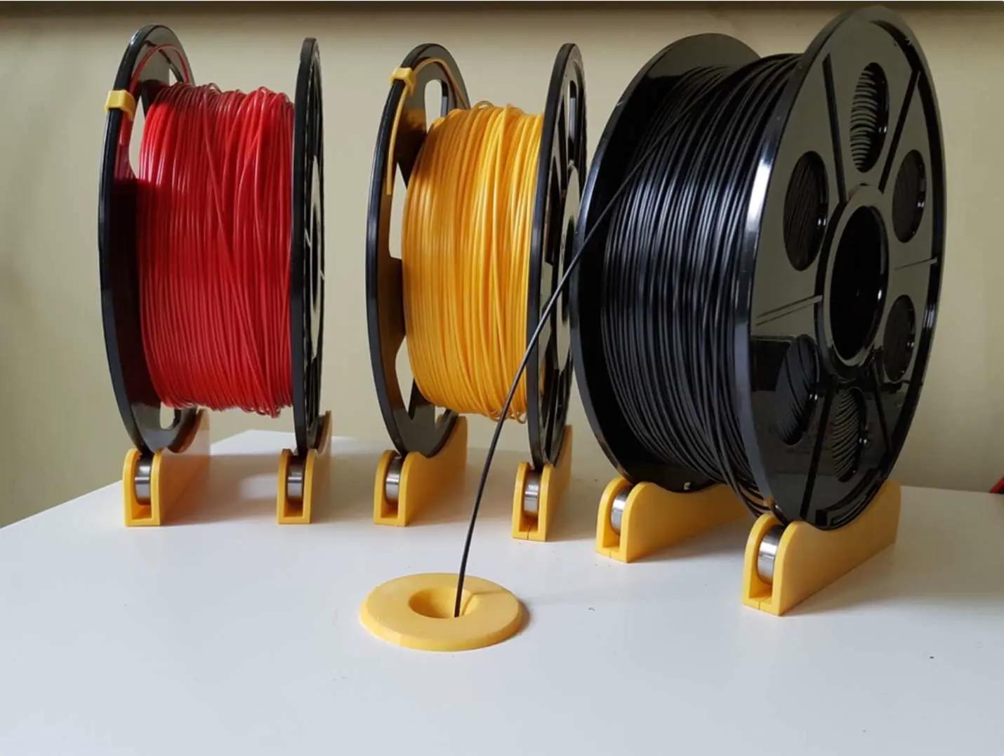 Bronvoorbeeld van het 3D-model Filament Spool Holder - Qty x1-4 door Matt D.