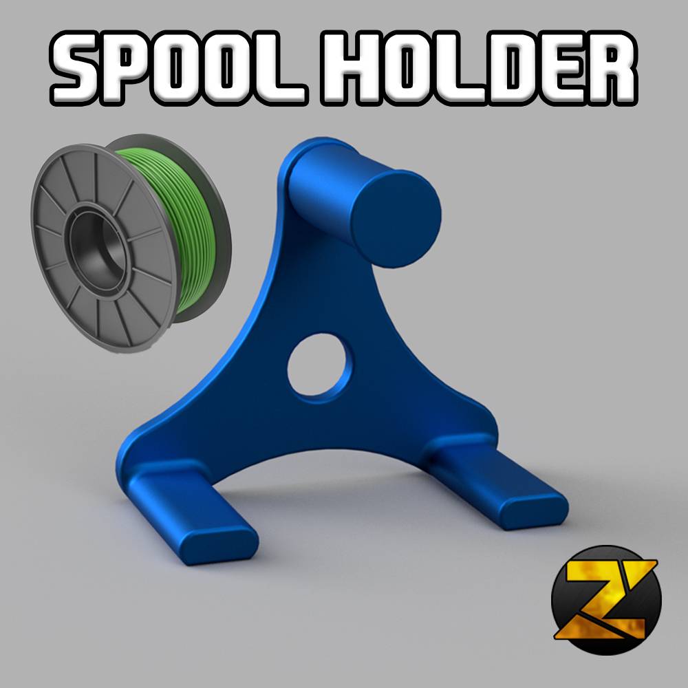Source preview of the Filament Spool Holder 3D model by Zaanko
