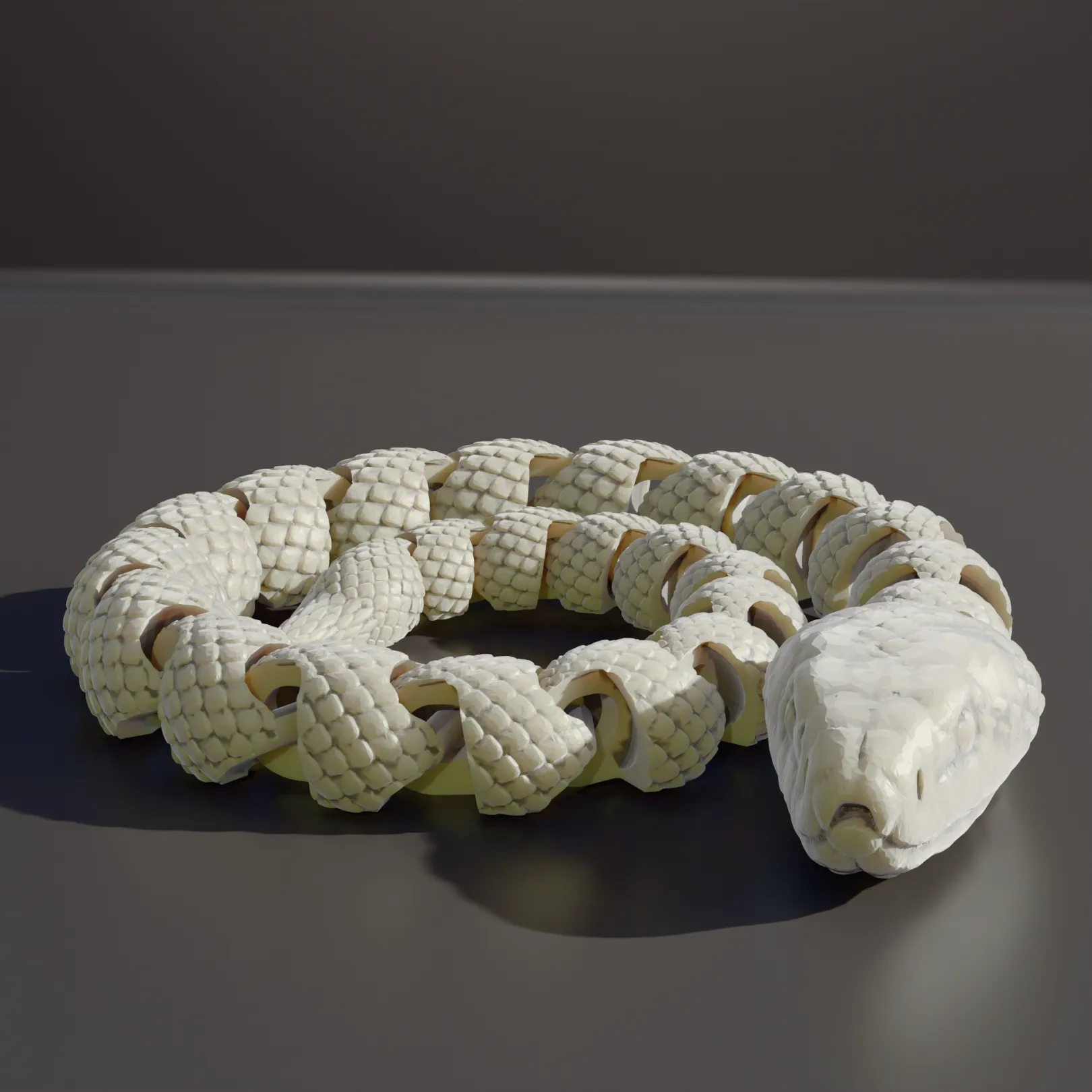 Bronvoorbeeld van het 3D-model Flexi Snake Articulated Toy door RareBox