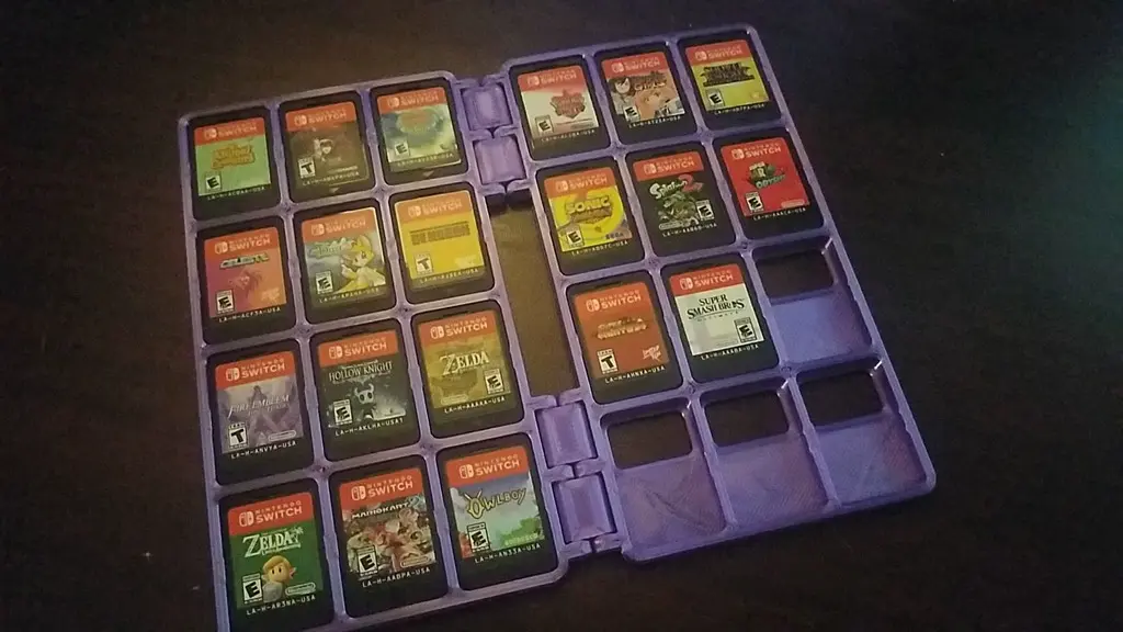 Bronvoorbeeld van het 3D-model Foldable Switch game case door Trav