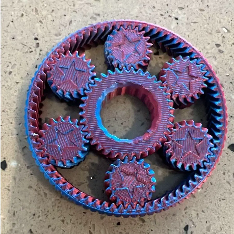 Source preview of the Gear Fidget Spinner 3D model by AmazingN 