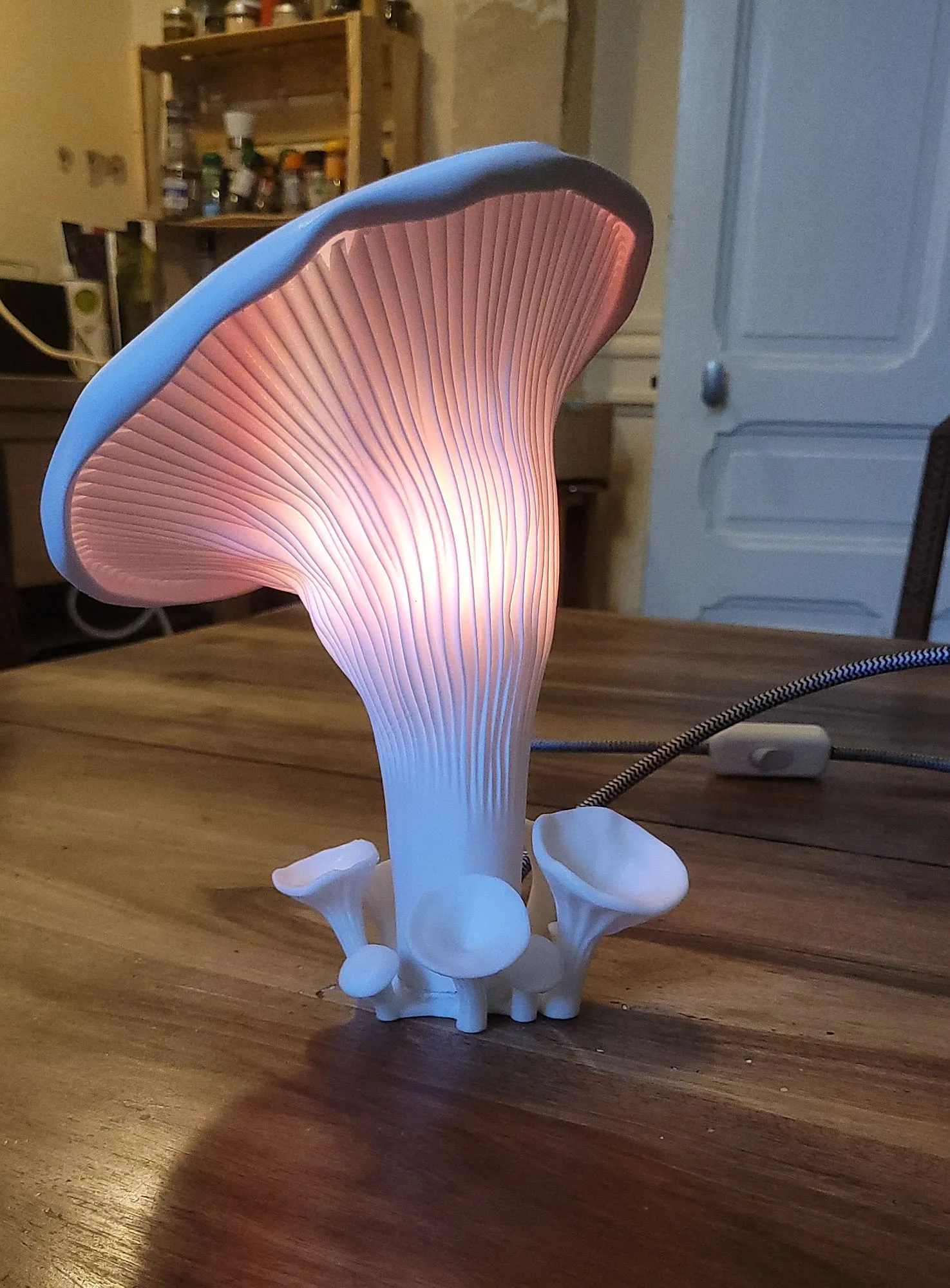 Source preview of the Glowing mushroom lamp 3D model by viralata
