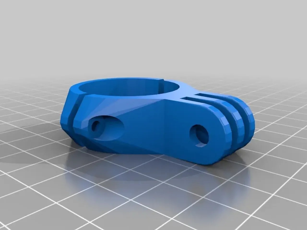 Bronvoorbeeld van het 3D-model gopro bike mount door Erica Dillard