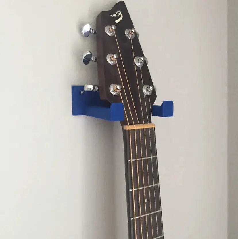 Source preview of the Guitar Holder | Suporte para Violão 3D model by zanaju