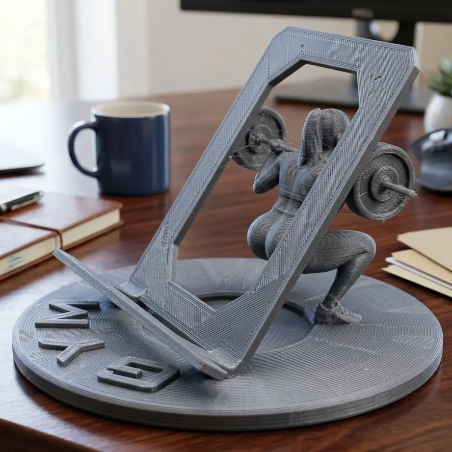 Source preview of the GYM GIRL STYLE LAPTOP BASE 3D model by Moisesdesign7