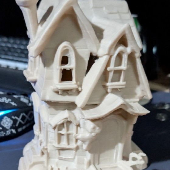 Source preview of the Halloween Haunted House 3D model by KattALITY