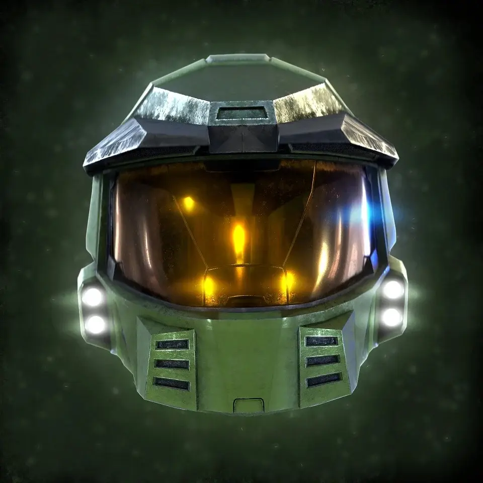 Source preview of the Halo MK 5 Mjolnir master chief helmet 3D model by NothinbutHALO