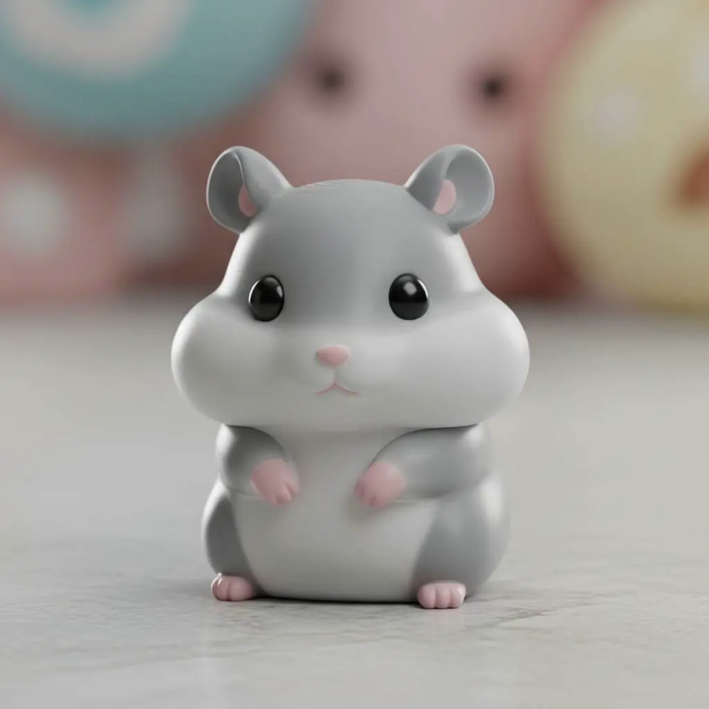 Bronvoorbeeld van het 3D-model Hamster - Set animales door Boom01