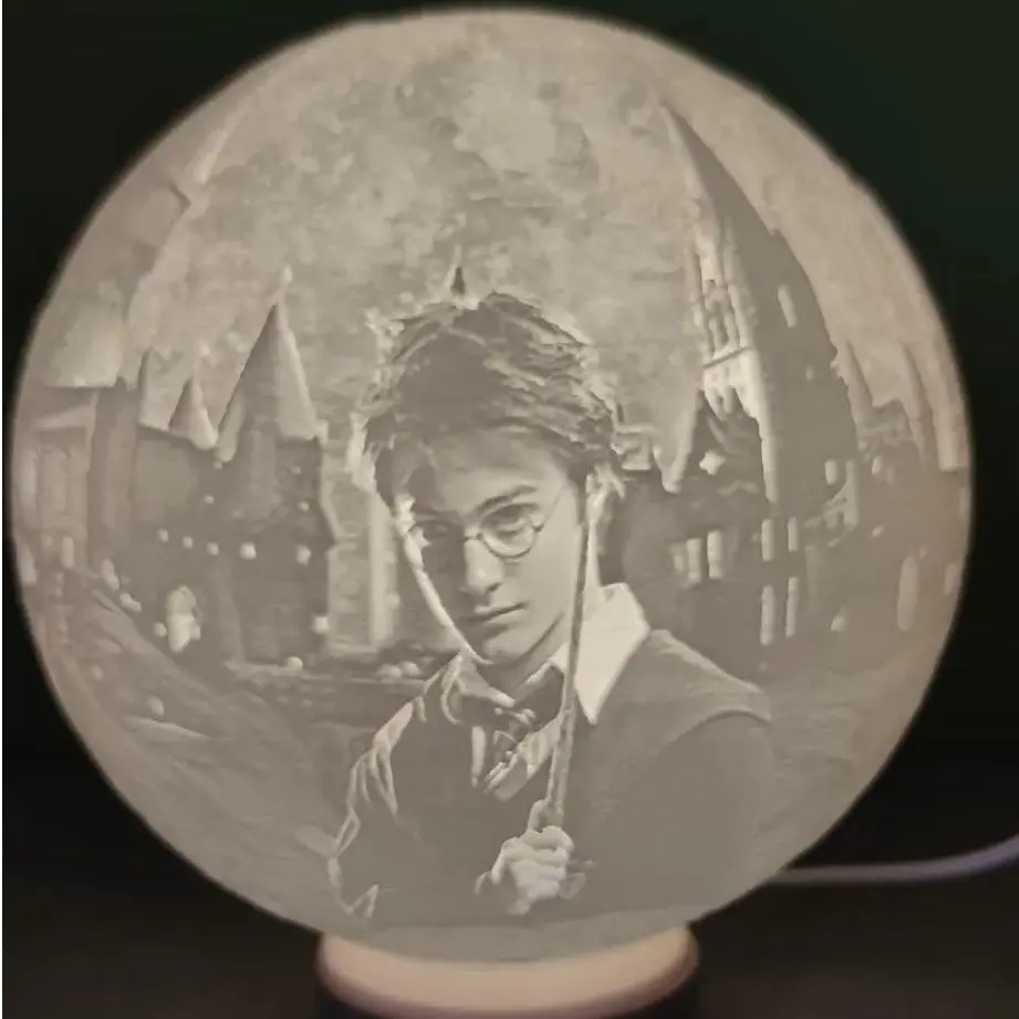 Bronvoorbeeld van het 3D-model Harry Potter Lithophane door Litolunar