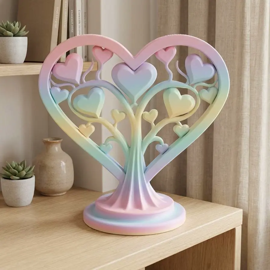 Bronvoorbeeld van het 3D-model Heart Tree Deco door Dani13