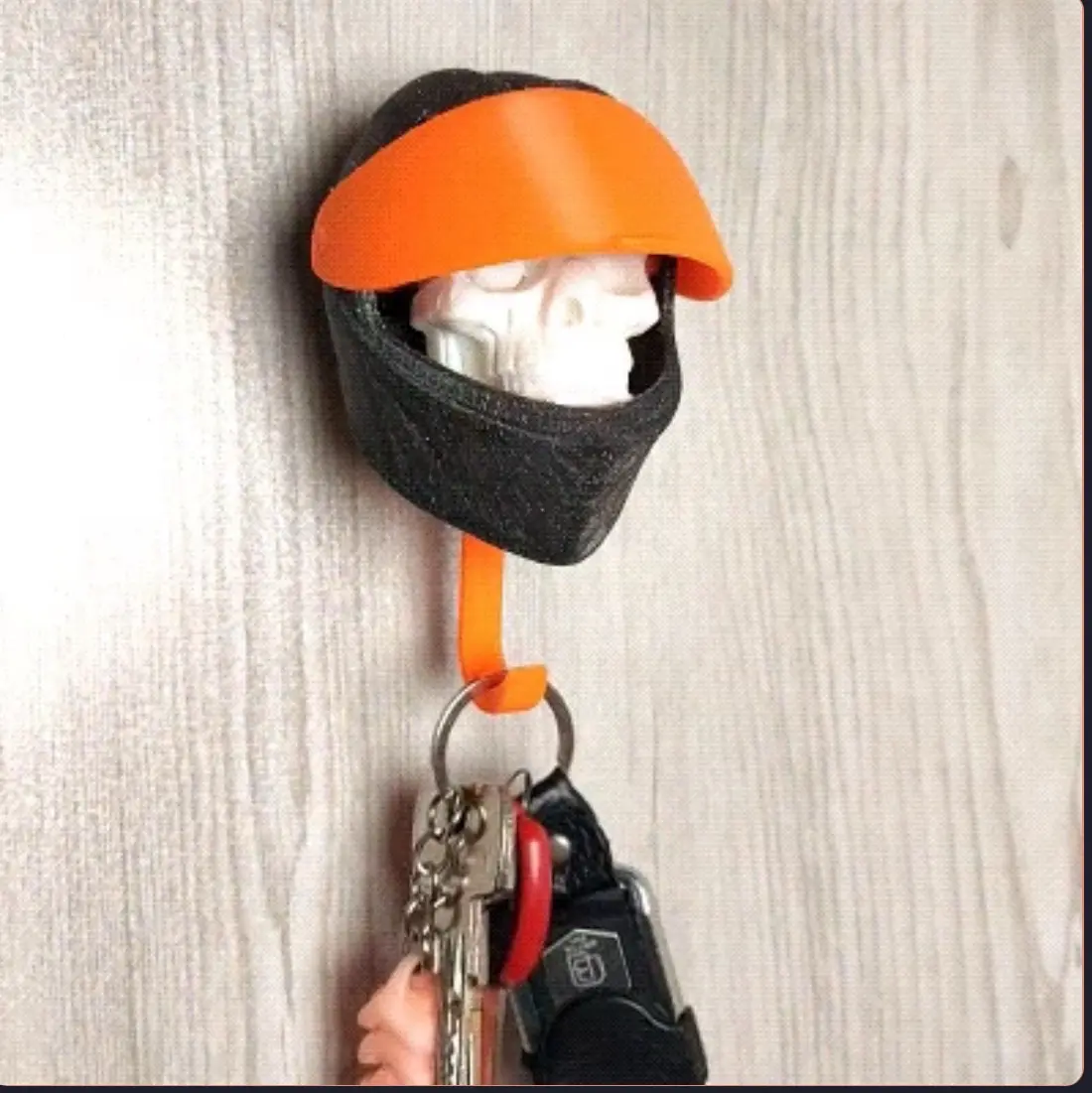 Source preview of the Helmet hook 3D model by Nandish Shukla
