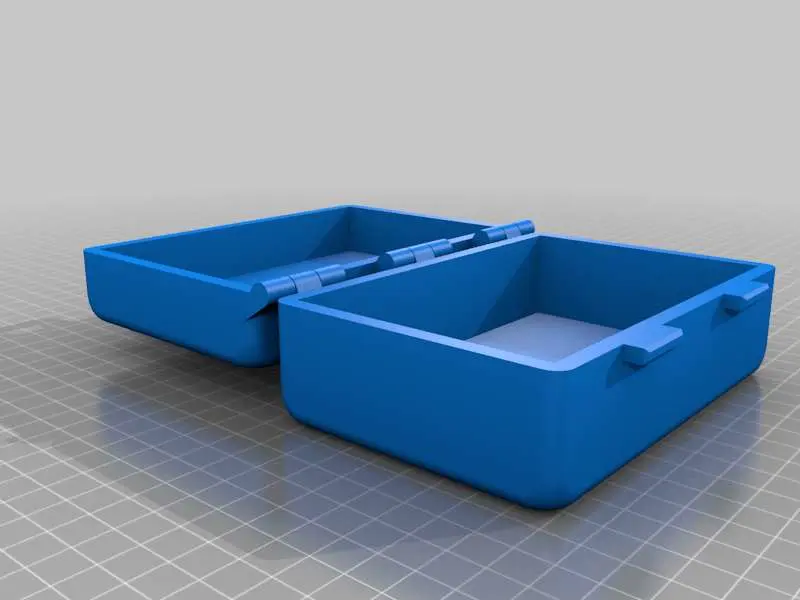 Bronvoorbeeld van het 3D-model Hinged box door Mohd Zainol B Buyong