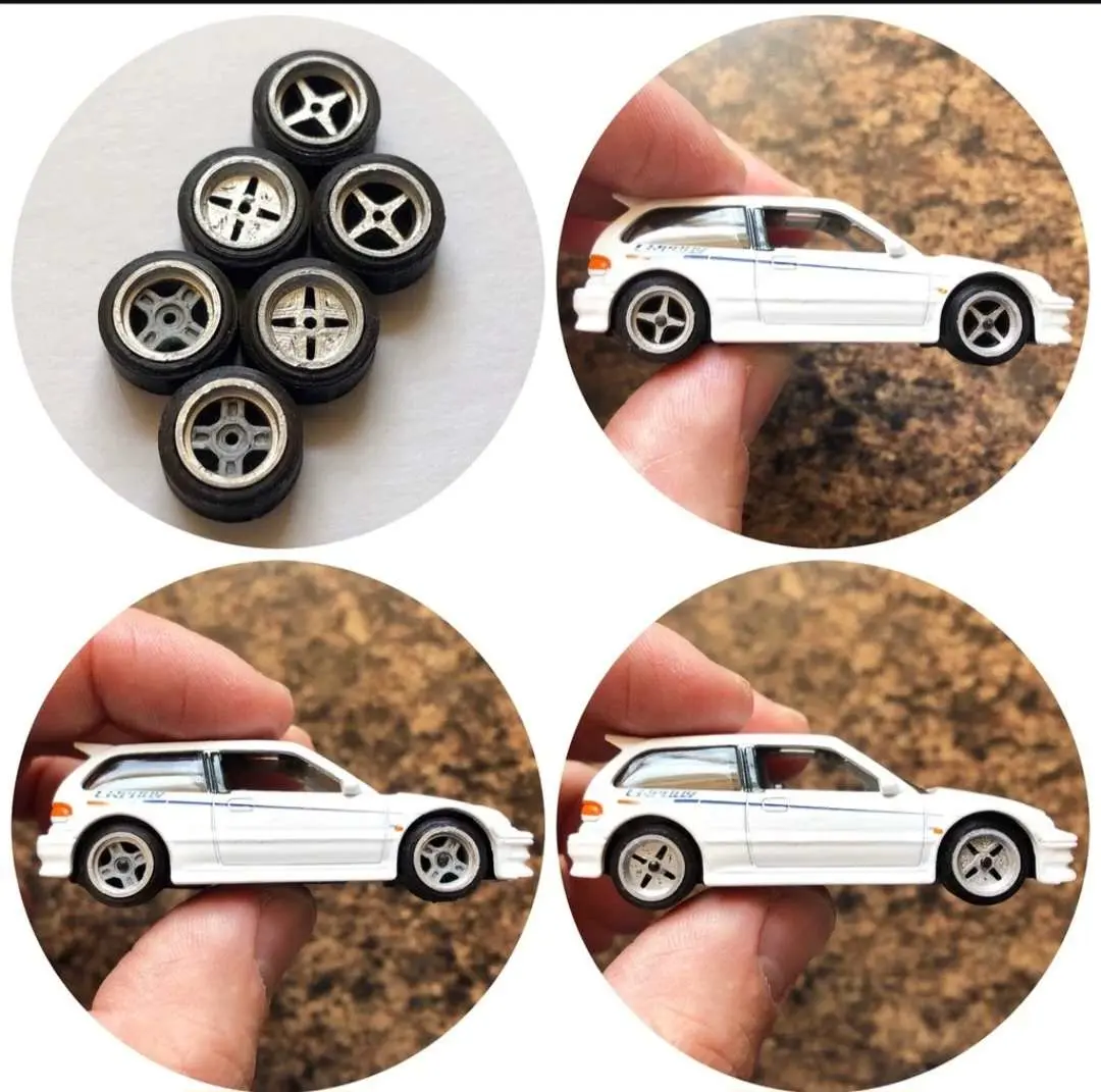 Source preview of the hotwheels tuner/rally wheels  3D model by Owen McIntosh