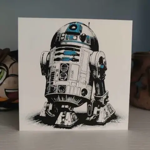 Bronvoorbeeld van het 3D-model Hueforge R2D2 door Litolunar