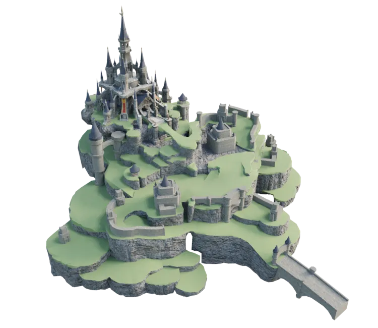 Bronvoorbeeld van het 3D-model Hyrule Castle door Tiger1ar