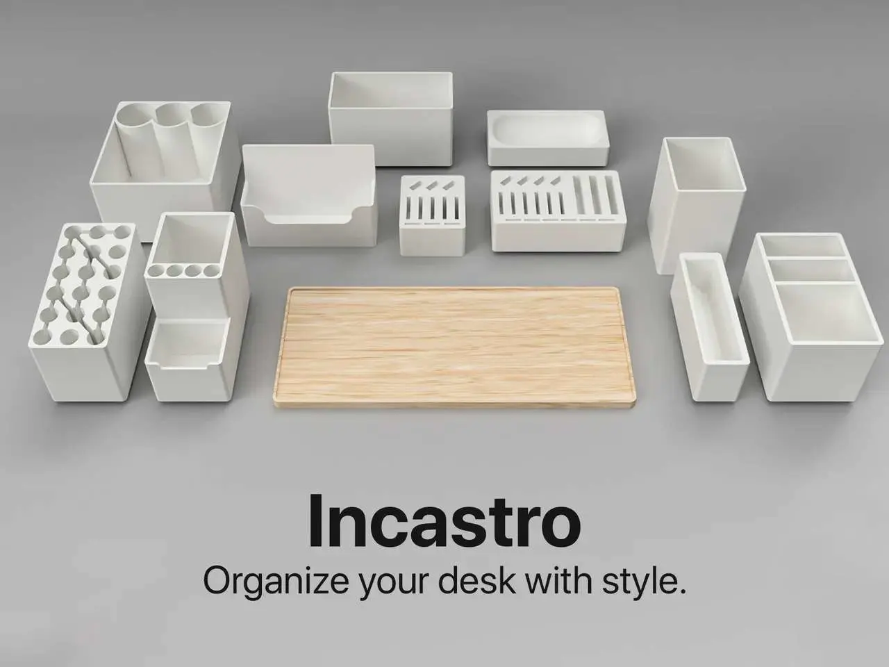 Bronvoorbeeld van het 3D-model Incastro. Desk organizer. door Samlai