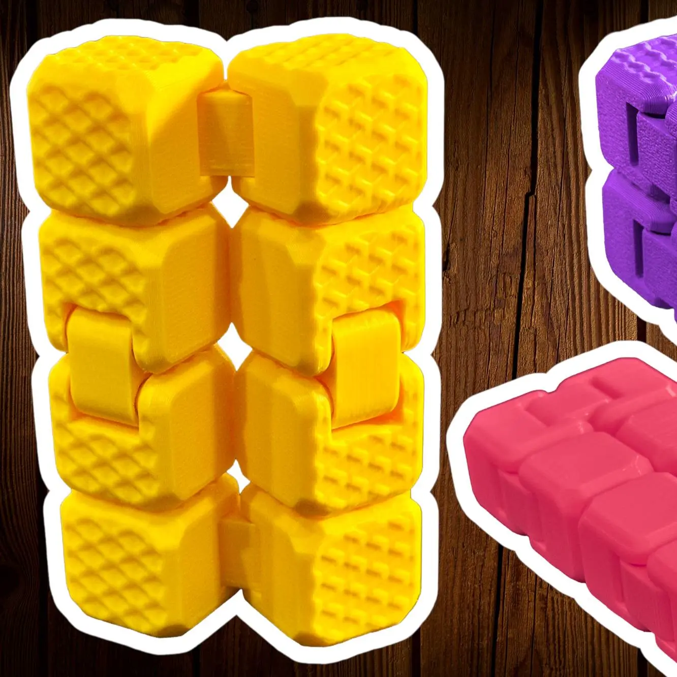 Bronvoorbeeld van het 3D-model infinity cube door VidiWaka