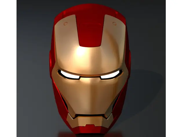 Bronvoorbeeld van het 3D-model IronMan Helmet?Mask door HPSSPECIALTIES