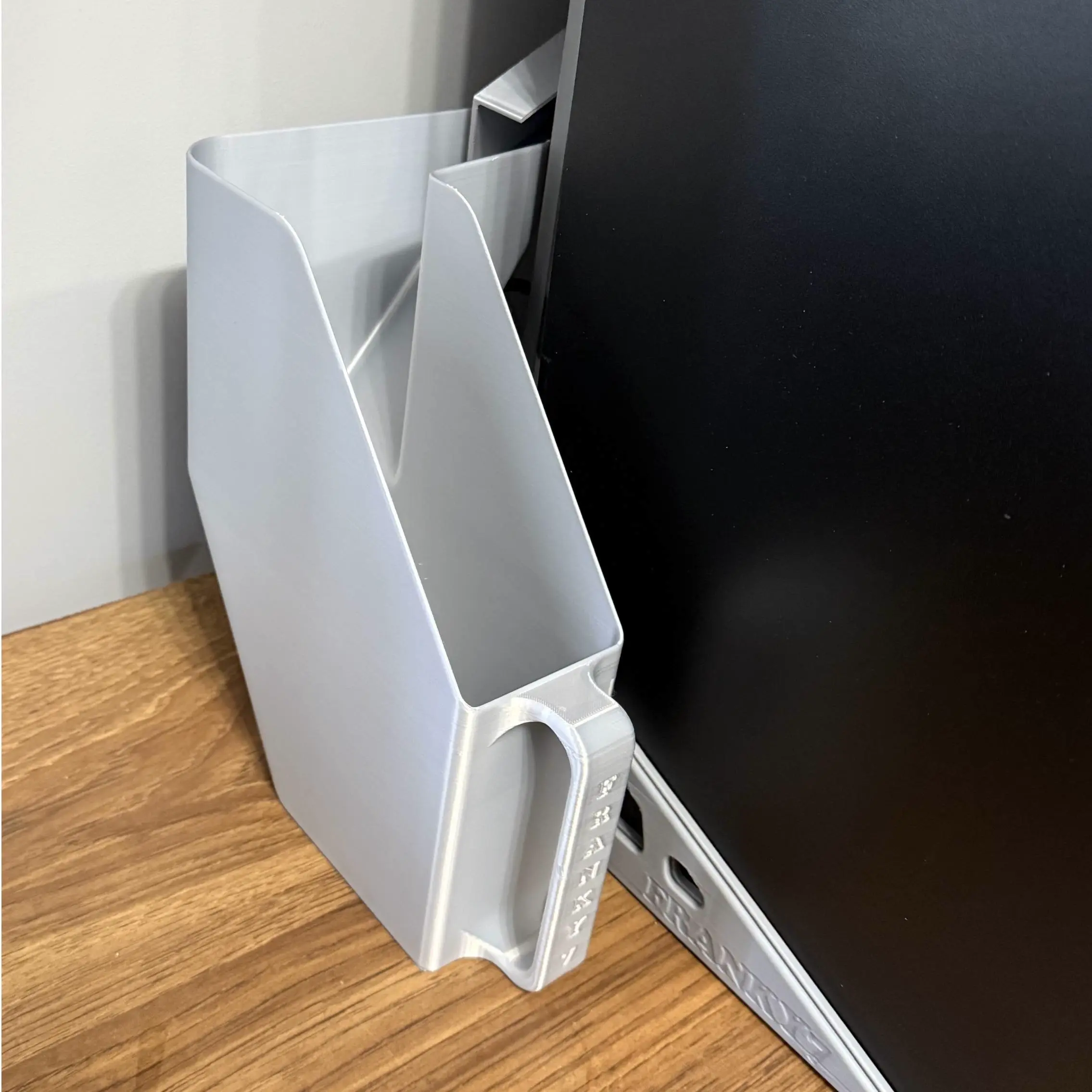 Source preview of the K2 plus poop chute left side with basket 3D model by Franky 7