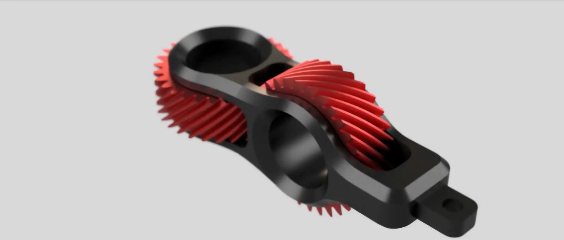 Bronvoorbeeld van het 3D-model key chain fidget spinner door Ted73