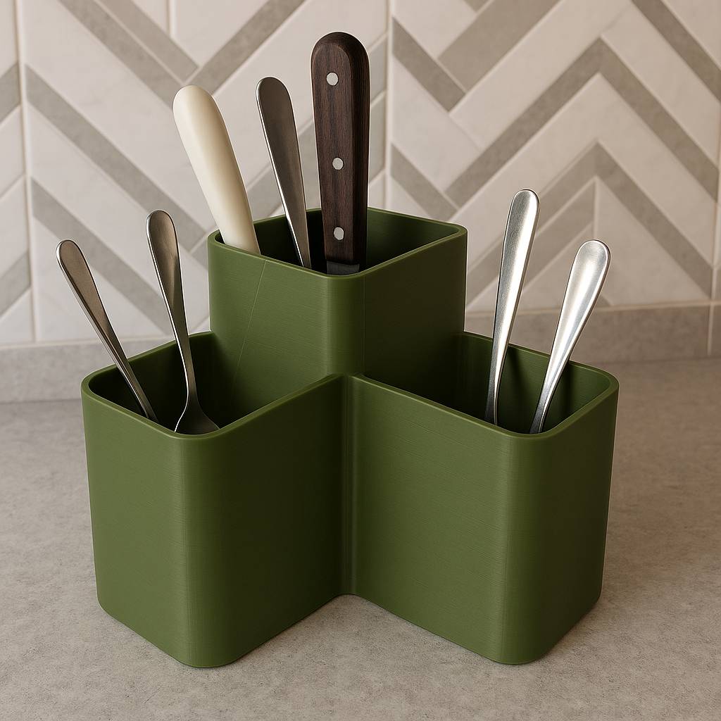 Bronvoorbeeld van het 3D-model Kitchen utensils holder door Cheezwork