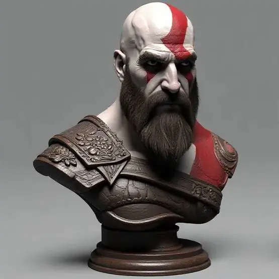 Bronvoorbeeld van het 3D-model Kratos (God of War) door DrDrew