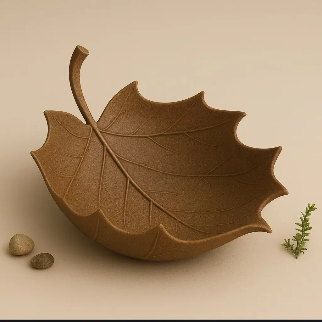 Bronvoorbeeld van het 3D-model Leaf Bowl door NotJustLayers