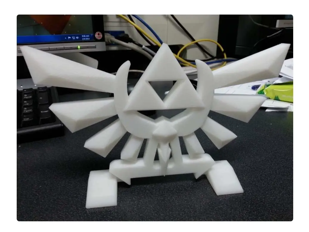 Bronvoorbeeld van het 3D-model Legend of Zelda Crest door kunningking23