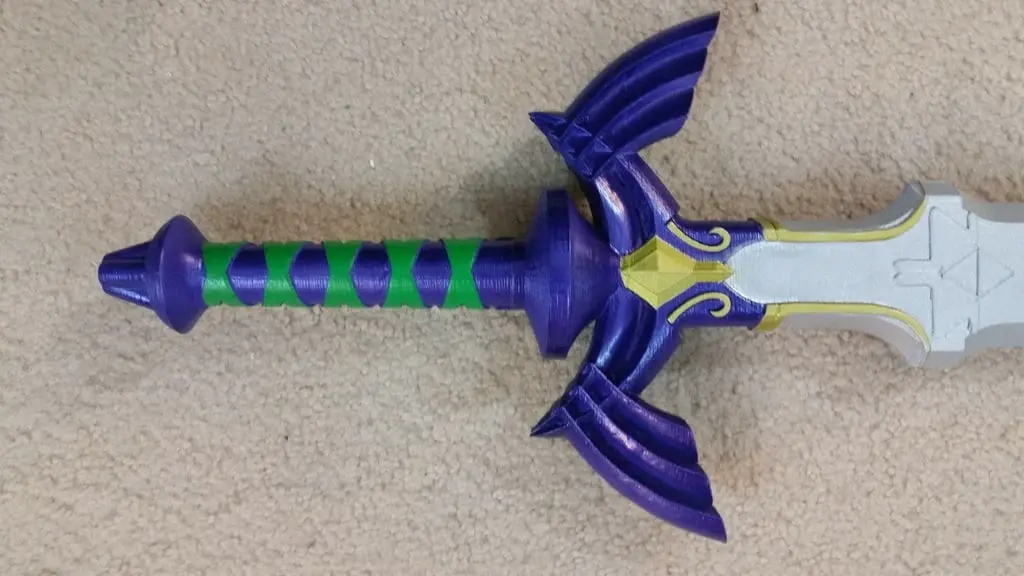 Source preview of the Legend of Zelda Master Sword 3D model by CJ Hauser